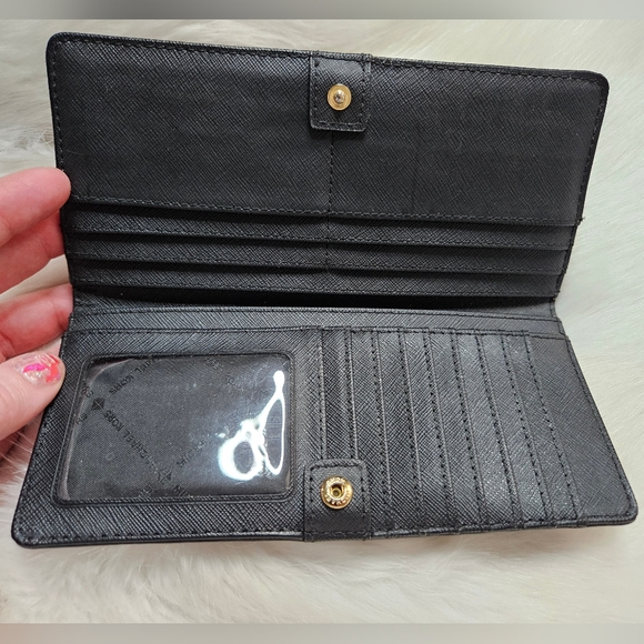 Michale Kors Black Crossbody Purse and Billfold Wallet bundle - Picture 7 of 9